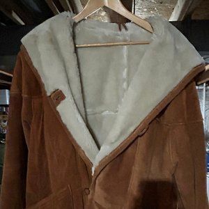 Women's Suede Winter Coat